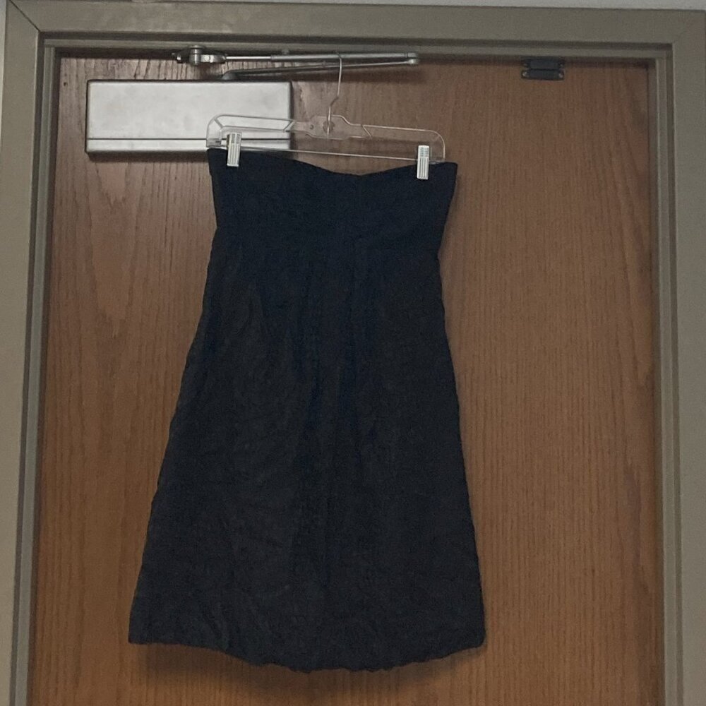 White House Black Market black strapless dress sz 2' - Picture 1 of 2